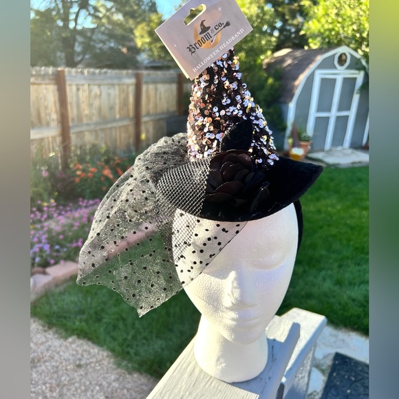 Witch Headband Hat with Sequins - Picture 5 of 11